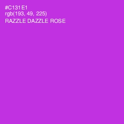 #C131E1 - Razzle Dazzle Rose Color Image