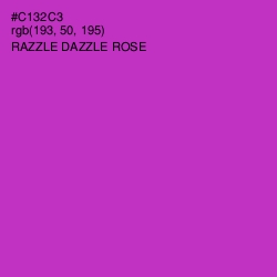 #C132C3 - Razzle Dazzle Rose Color Image