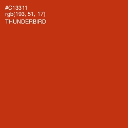 #C13311 - Thunderbird Color Image