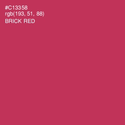 #C13358 - Brick Red Color Image