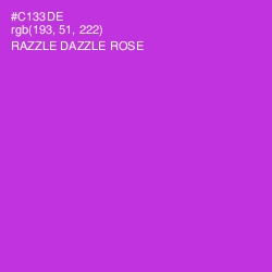 #C133DE - Razzle Dazzle Rose Color Image