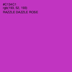 #C134C1 - Razzle Dazzle Rose Color Image