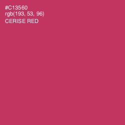 #C13560 - Cerise Red Color Image