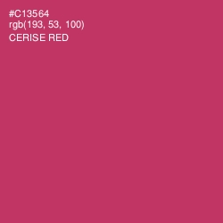 #C13564 - Cerise Red Color Image