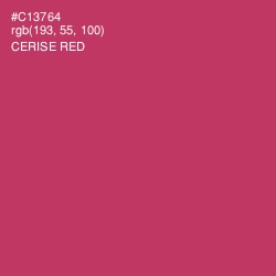 #C13764 - Cerise Red Color Image