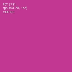 #C13791 - Cerise Color Image