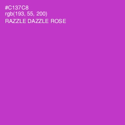 #C137C8 - Razzle Dazzle Rose Color Image