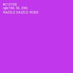 #C137EB - Razzle Dazzle Rose Color Image