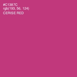 #C1387C - Cerise Red Color Image