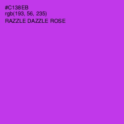 #C138EB - Razzle Dazzle Rose Color Image