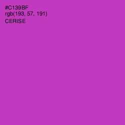 #C139BF - Cerise Color Image
