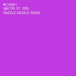 #C139E1 - Razzle Dazzle Rose Color Image