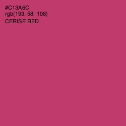 #C13A6C - Cerise Red Color Image