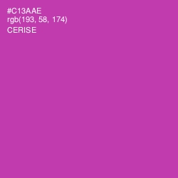 #C13AAE - Cerise Color Image