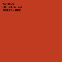 #C13B20 - Persian Red Color Image