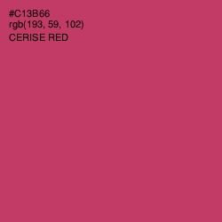 #C13B66 - Cerise Red Color Image