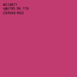 #C13B71 - Cerise Red Color Image