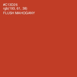 #C13D26 - Flush Mahogany Color Image