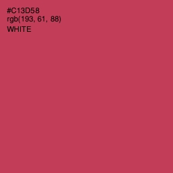 #C13D58 - Brick Red Color Image