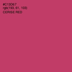 #C13D67 - Cerise Red Color Image