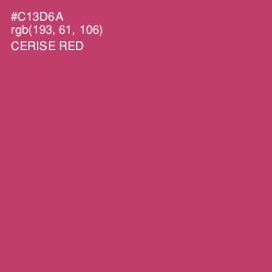 #C13D6A - Cerise Red Color Image