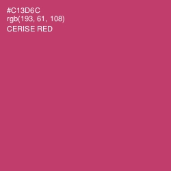 #C13D6C - Cerise Red Color Image