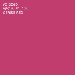 #C13D6D - Cerise Red Color Image