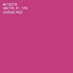 #C13D7B - Cerise Red Color Image