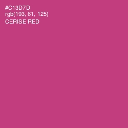 #C13D7D - Cerise Red Color Image