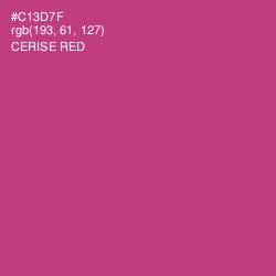 #C13D7F - Cerise Red Color Image