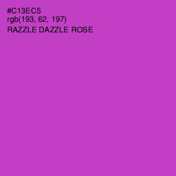 #C13EC5 - Razzle Dazzle Rose Color Image