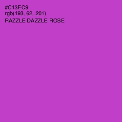 #C13EC9 - Razzle Dazzle Rose Color Image