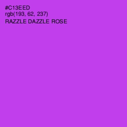 #C13EED - Razzle Dazzle Rose Color Image