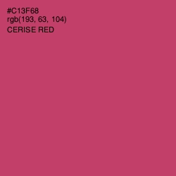 #C13F68 - Cerise Red Color Image