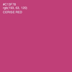 #C13F78 - Cerise Red Color Image