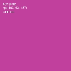 #C13F9D - Cerise Color Image
