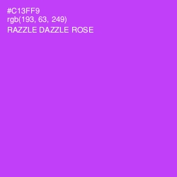 #C13FF9 - Razzle Dazzle Rose Color Image