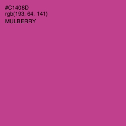 #C1408D - Mulberry Color Image