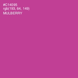 #C14095 - Mulberry Color Image