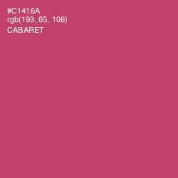 #C1416A - Cabaret Color Image