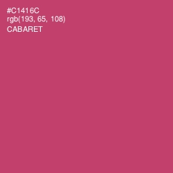 #C1416C - Cabaret Color Image