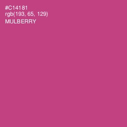 #C14181 - Mulberry Color Image