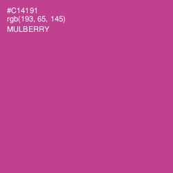 #C14191 - Mulberry Color Image