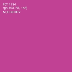 #C14194 - Mulberry Color Image