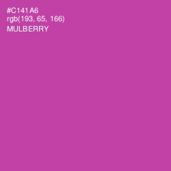 #C141A6 - Mulberry Color Image