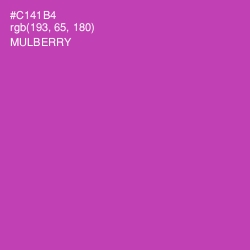 #C141B4 - Mulberry Color Image