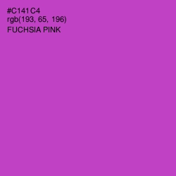 #C141C4 - Fuchsia Pink Color Image