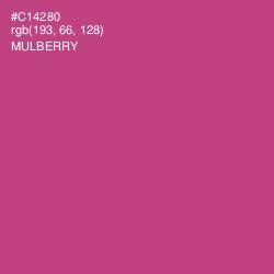 #C14280 - Mulberry Color Image