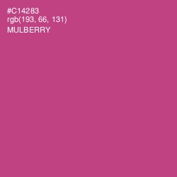 #C14283 - Mulberry Color Image