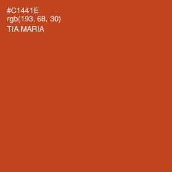 #C1441E - Tia Maria Color Image